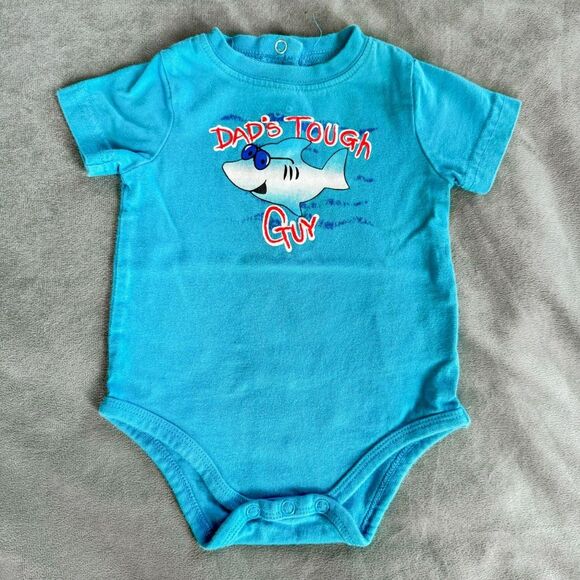 4/$10 - Okie Dokie “Dad’s Tough Guy” Bodysuit - Picture 1 of 3
